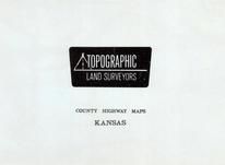 Kansas State Atlas 1958 County Highway Maps 